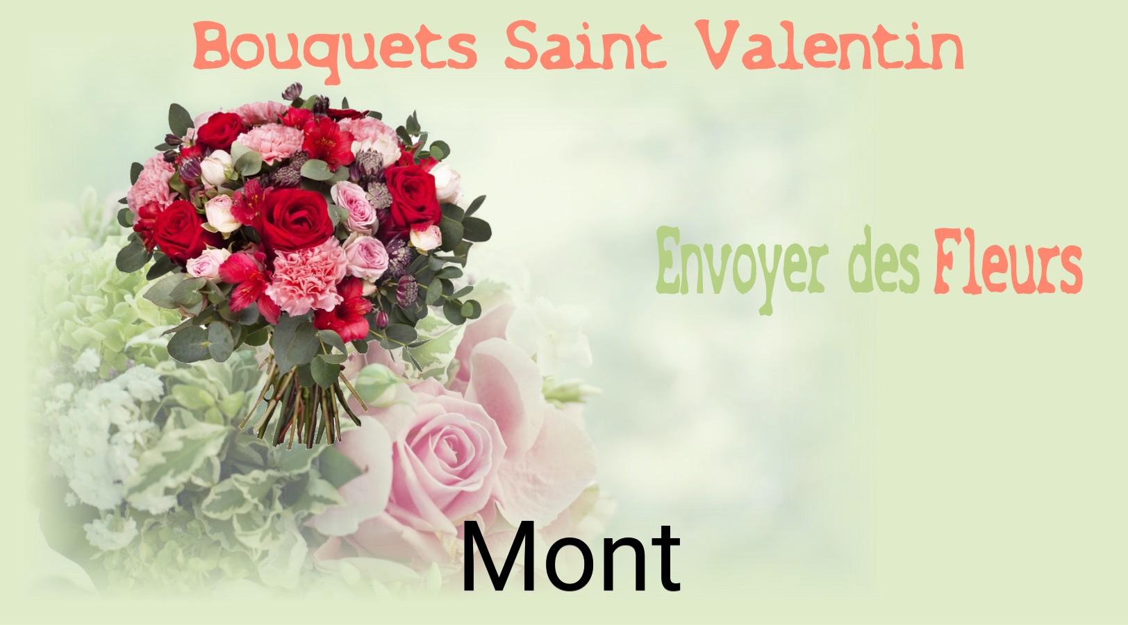Roses de Saint-Valentin livrées à Mont